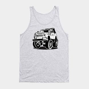 Cartoon jeep Tank Top